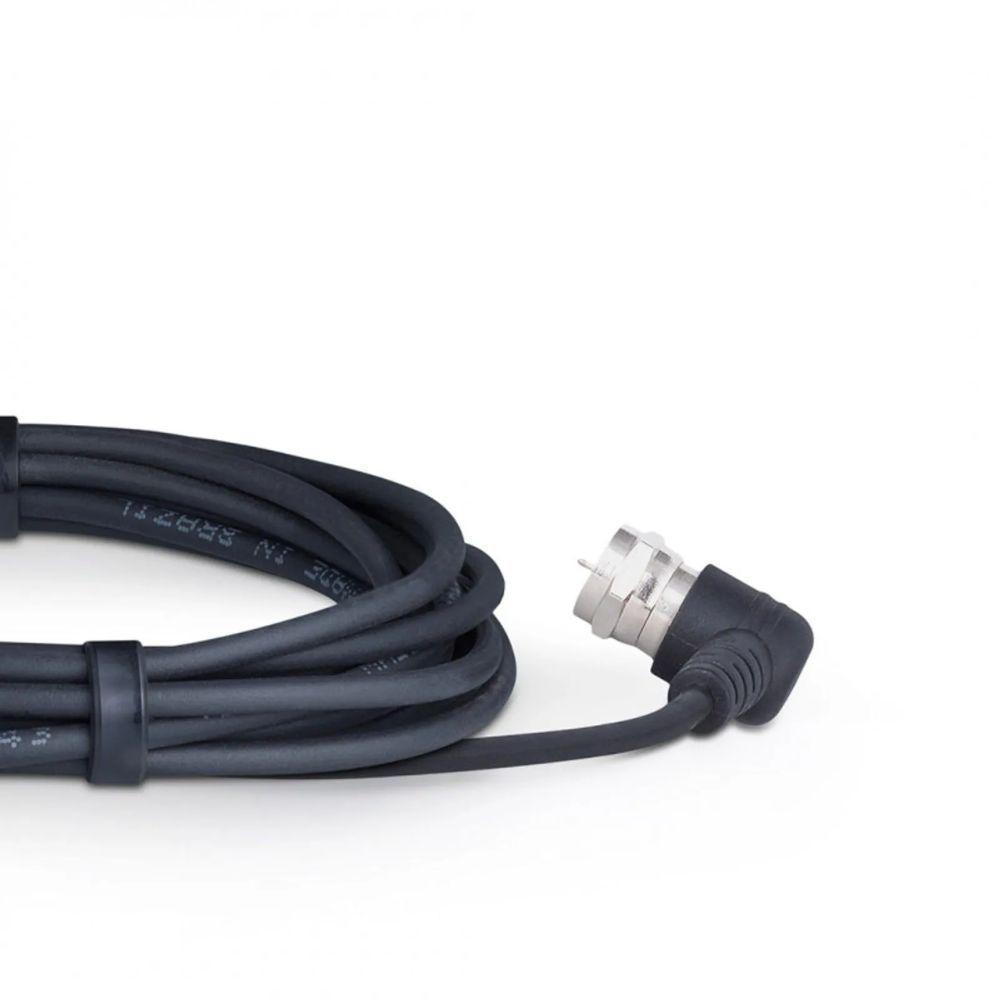 Antena Digital Interna Com Cabo 2,5m Aquário Design Moderno - 2