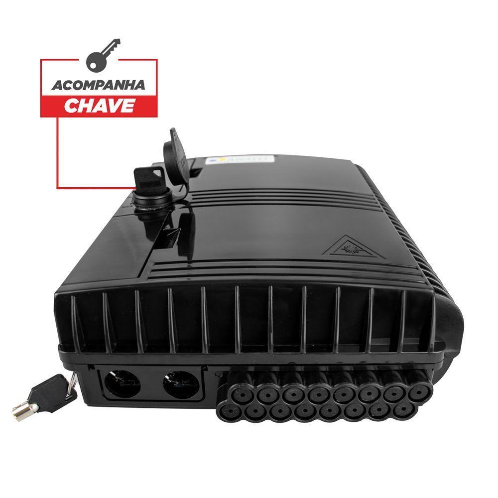 Caixa De Atendimento Optico Evus 1x16 Ftth (cto) - 7