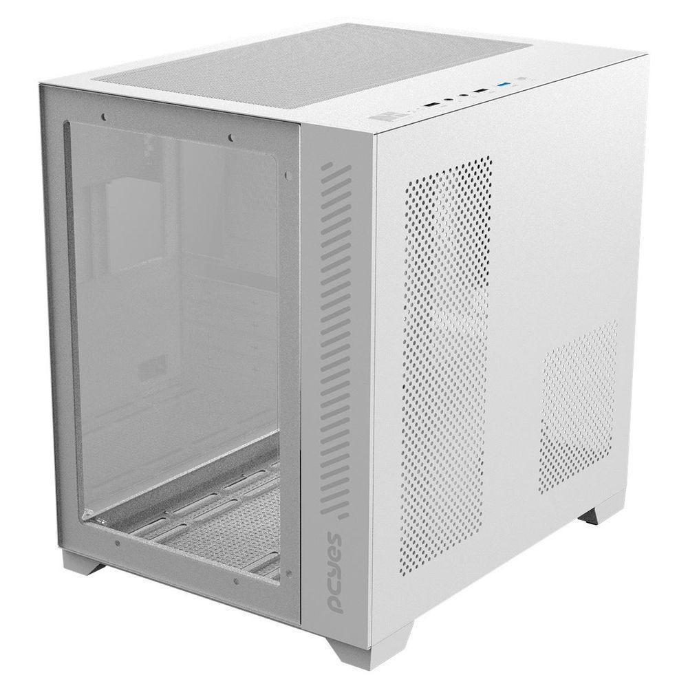 Gabinete Gamer Forcefield White Ghost - Frontal E... - 8