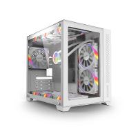 Gabinete Gamer Forcefield White Ghost - Frontal E... - 7