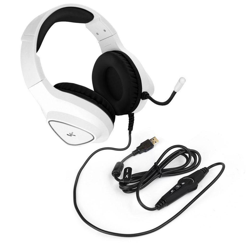 Fone De Ouvido Headset Gamer Chroma Usb 7.1 Rgb Branco -... - 2