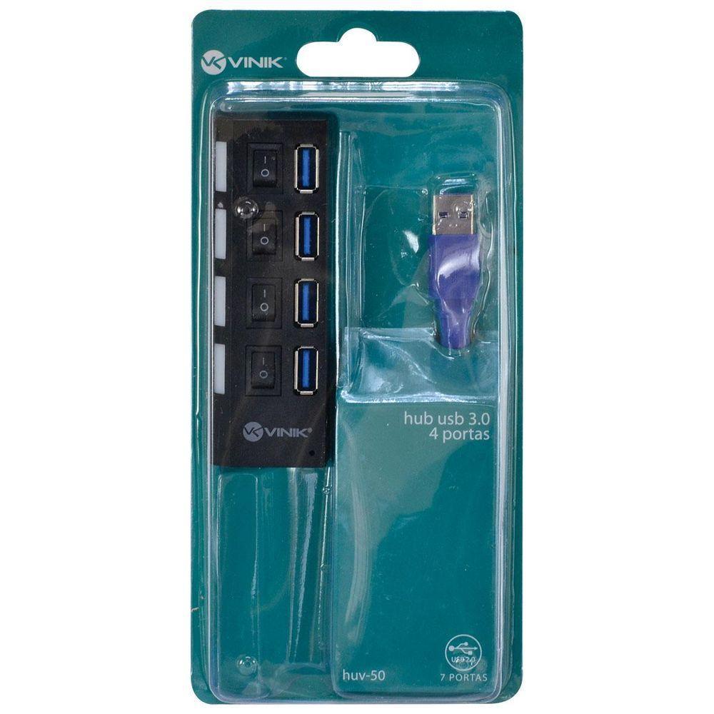 Hub Usb 3.0 4 Portas Com Interruptor Huv-50 - 5