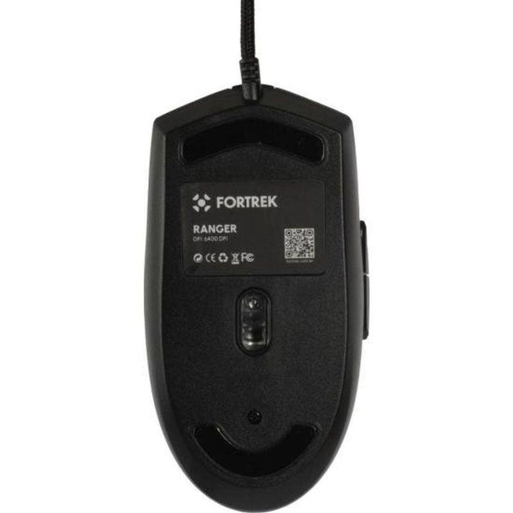 Kit Teclado E Mouse Gamer Fortrek Ranger Rainbow Rgb Grafite - 7