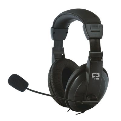 Fone Com Microfone C3 Tech Ph-60bk Voicer Comfort