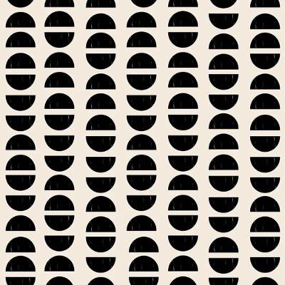 Papel De Parede Revoada Café Preto E Branco 4461