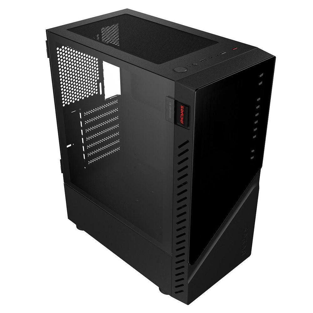Gabinete Gamer Set Black Vulcan - Lateral Em Vidro -... - 6