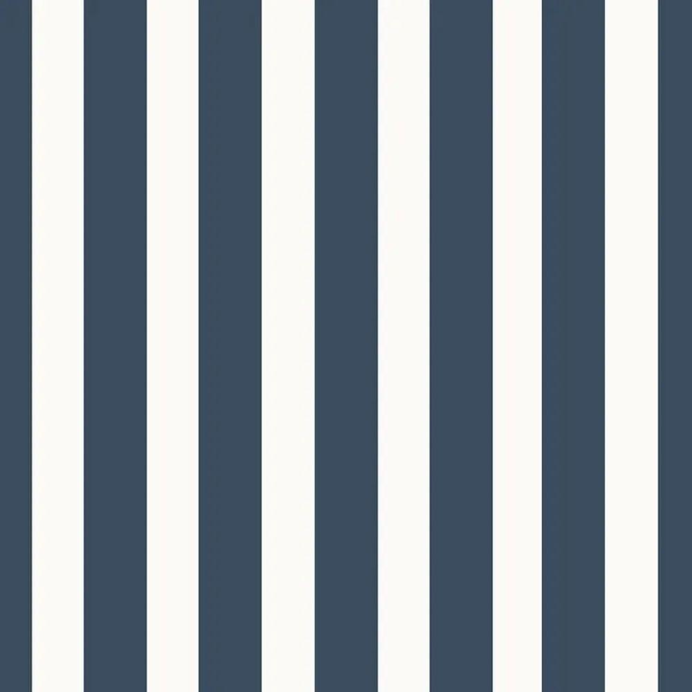 Papel De Parede Revoada Listrado Marinho 4420 - 1