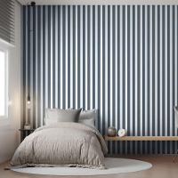 Papel De Parede Revoada Listrado Marinho 4420 - 2