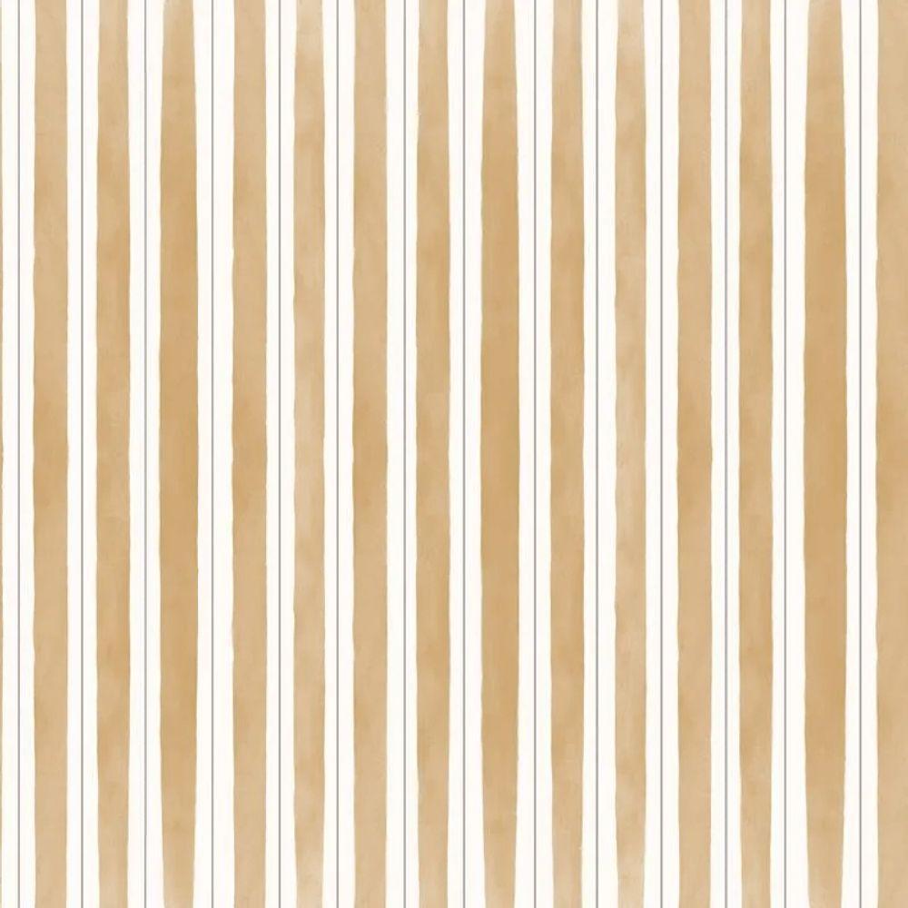 Papel De Parede Revoada Listrado Pincelada Marrom 4443 - 1