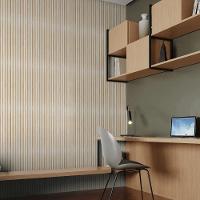 Papel De Parede Revoada Listrado Pincelada Marrom 4443 - 2