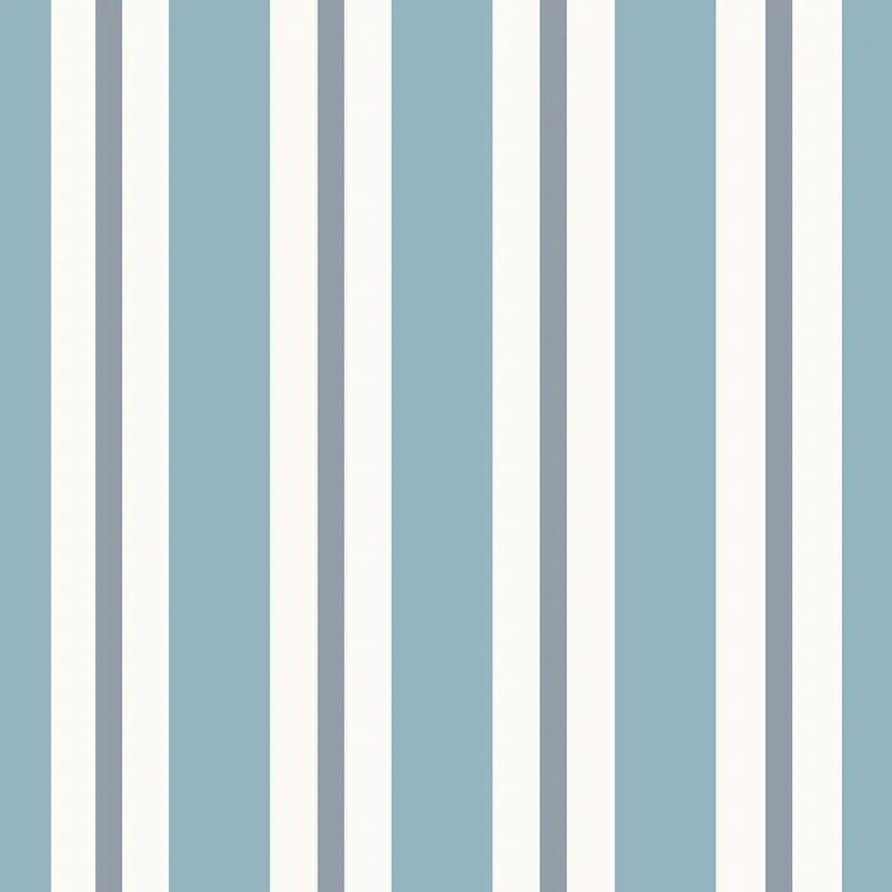 Papel De Parede Revoada Listrado Azul 4452 - 1