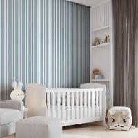 Papel De Parede Revoada Listrado Azul 4452 - 2