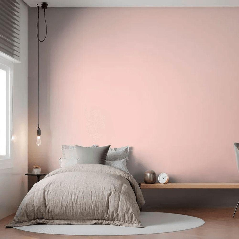 Papel De Parede Revoada Liso Rosa 4439 - 2