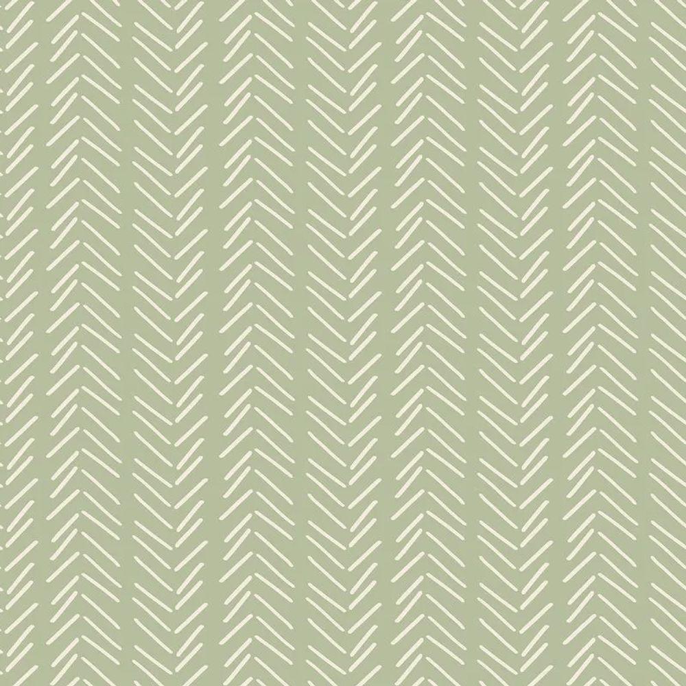 Papel De Parede Revoada Franjinha Oliva 4448 - 1