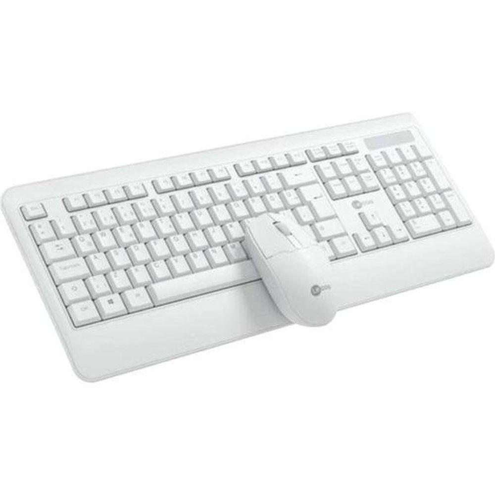 Kit Teclado E Mouse Sem Fio Lecoo Kw202 Branco - 4