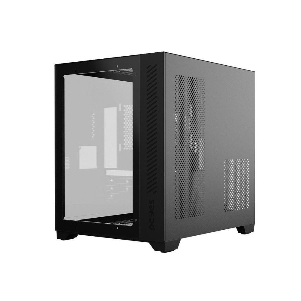 Gabinete Gamer Forcefield Black Vulcan - Frontal E... - 4