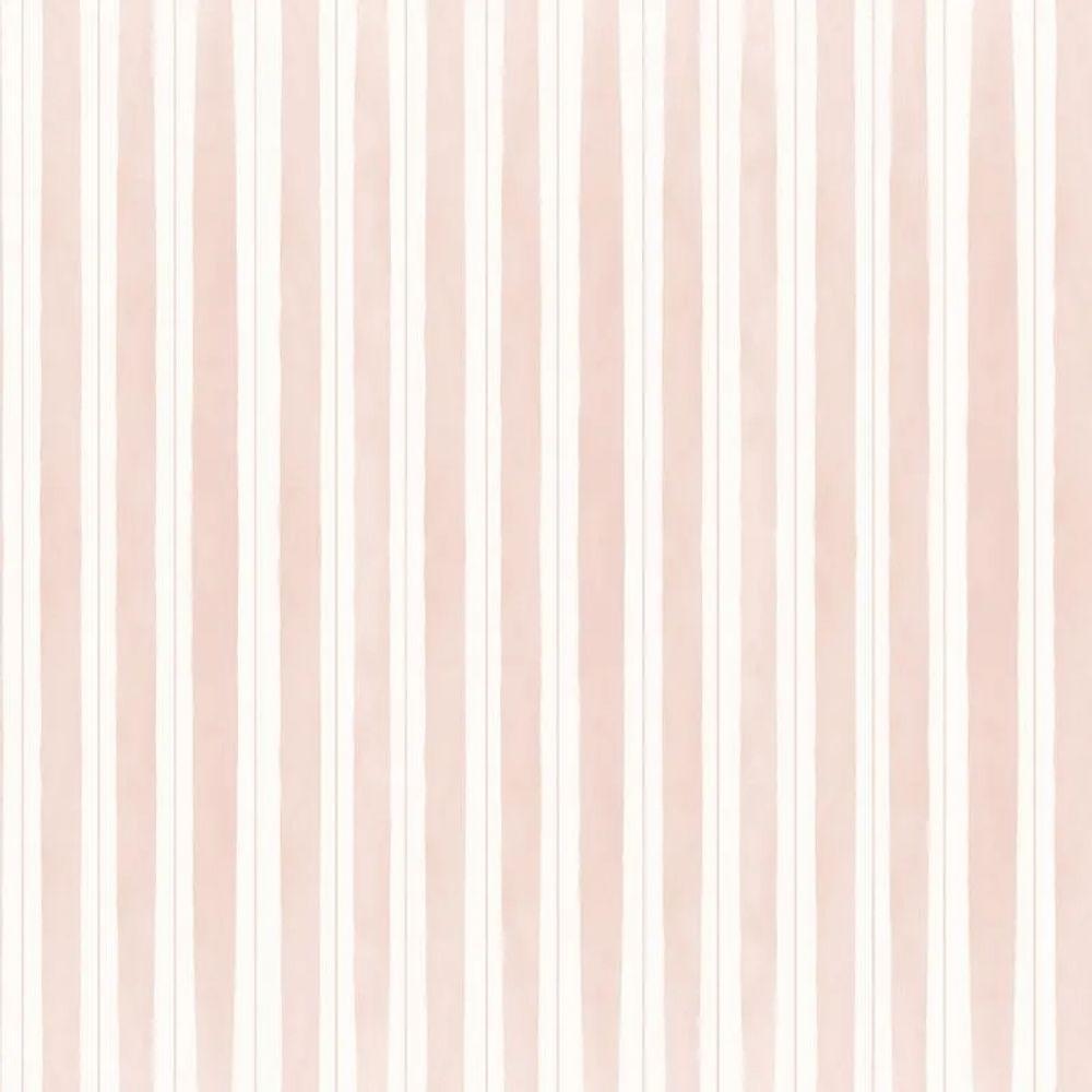 Papel De Parede Revoada Listrado Pincelada Rosa 4441 - 1