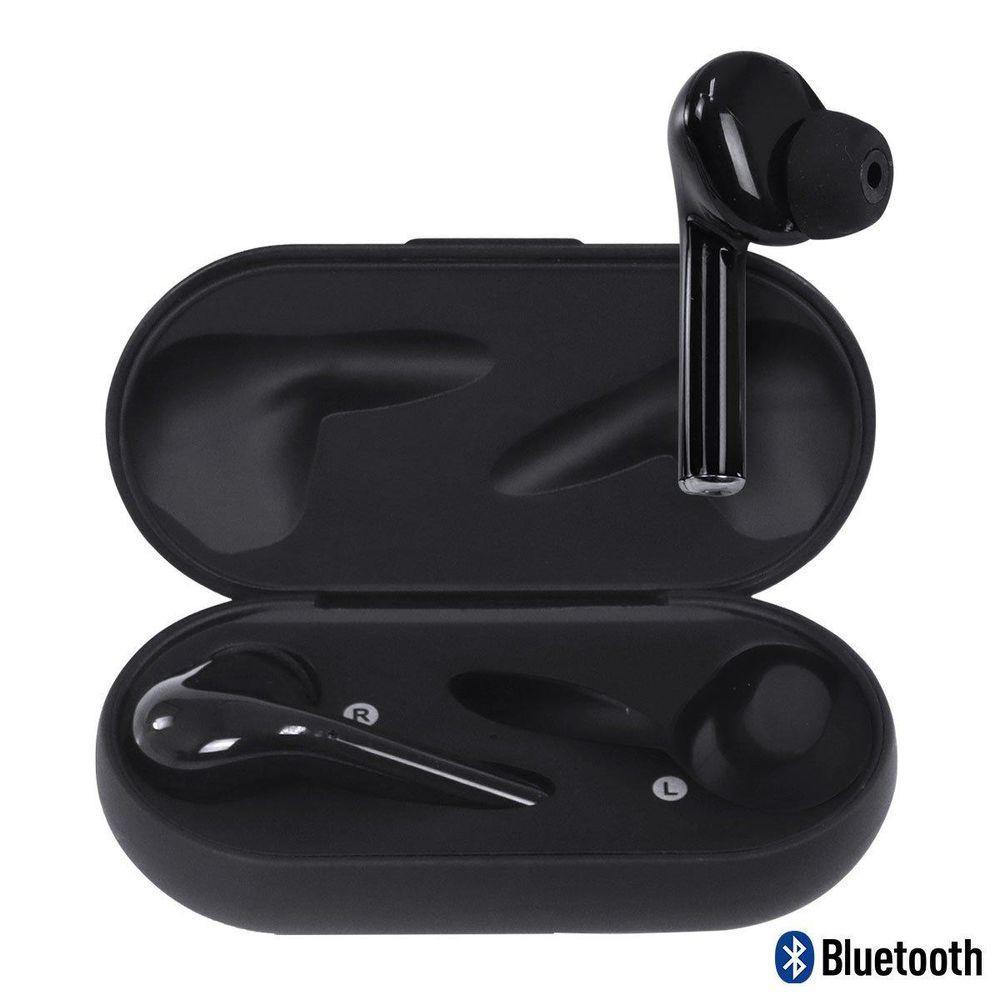Fone De Ouvido Bluetooth W1 Touch - Preto - 6