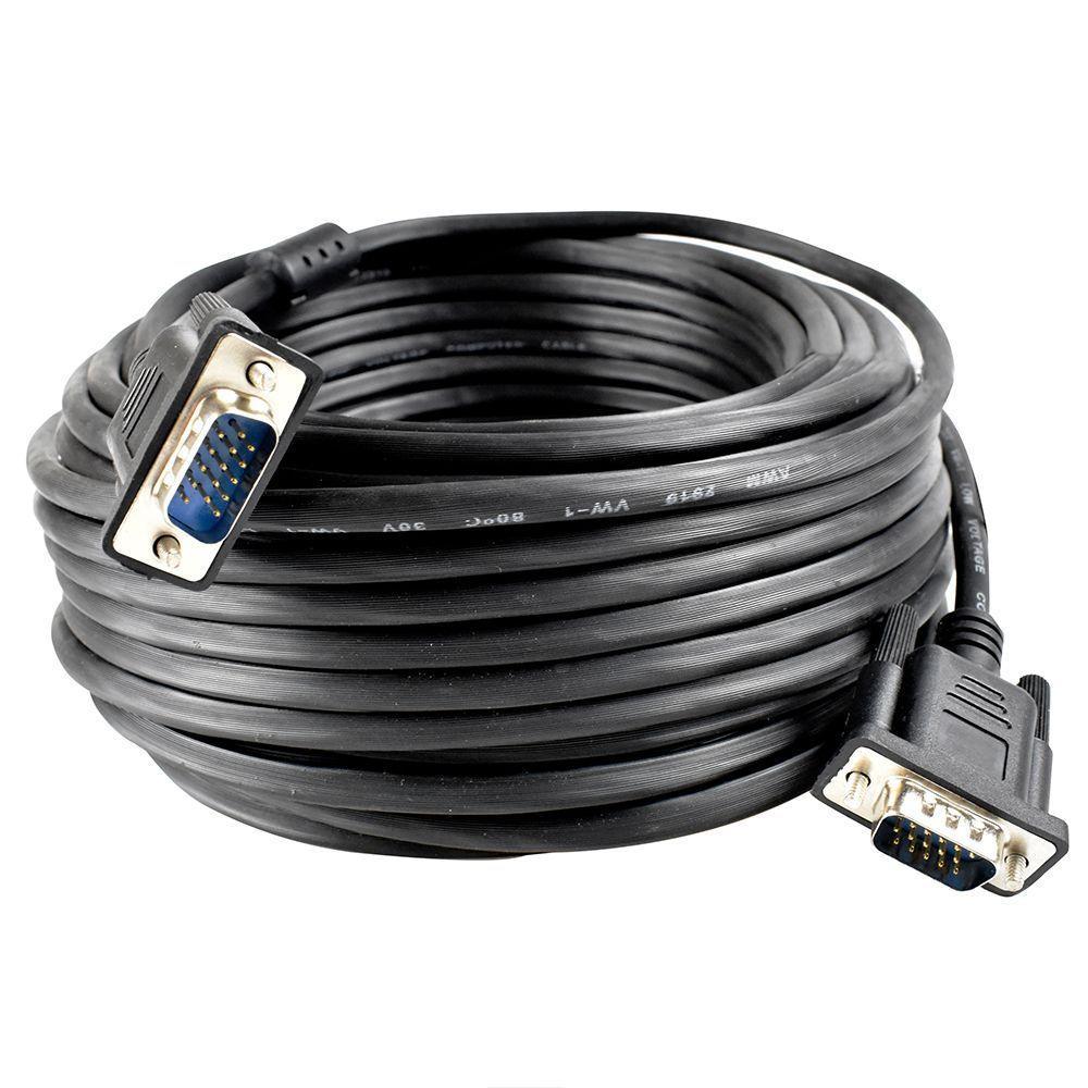 Cabo Vga Evus C-044 Hd15 Macho X Hd15 Macho Com Filtro 20,0m - 2
