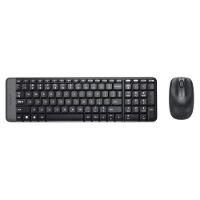 Combo Teclado E Mouse Wireless Logitech Mk220 Usb Preto... - 2
