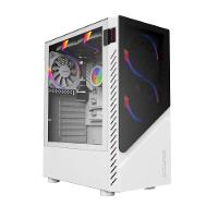 Gabinete Gamer Set White Ghost - Lateral Em Vidro -... - 1