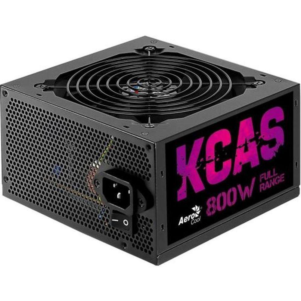 Fonte Gamer Atx Aerocool Kcas 800w 80 Plus Full Range Apfc - 1