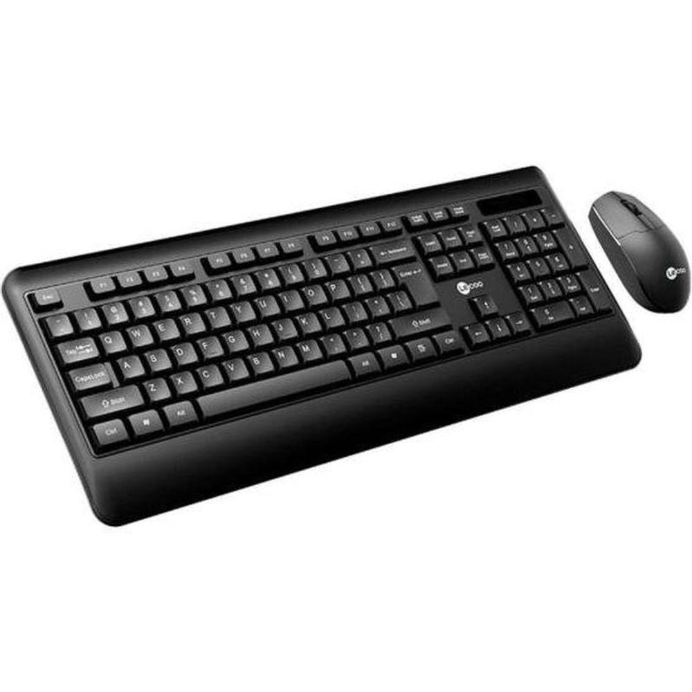 Kit Teclado E Mouse Lecoo Kw202 Sem Fio Preto - 2