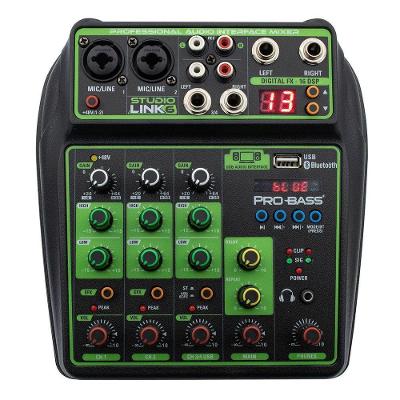 Mesa De Som 6 Canais Bluetooth Com Interface Usb Studio...