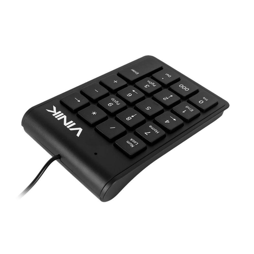 Teclado Numérico Usb Dynamic 20 Teclas Cabo 1.8m Preto - - 8