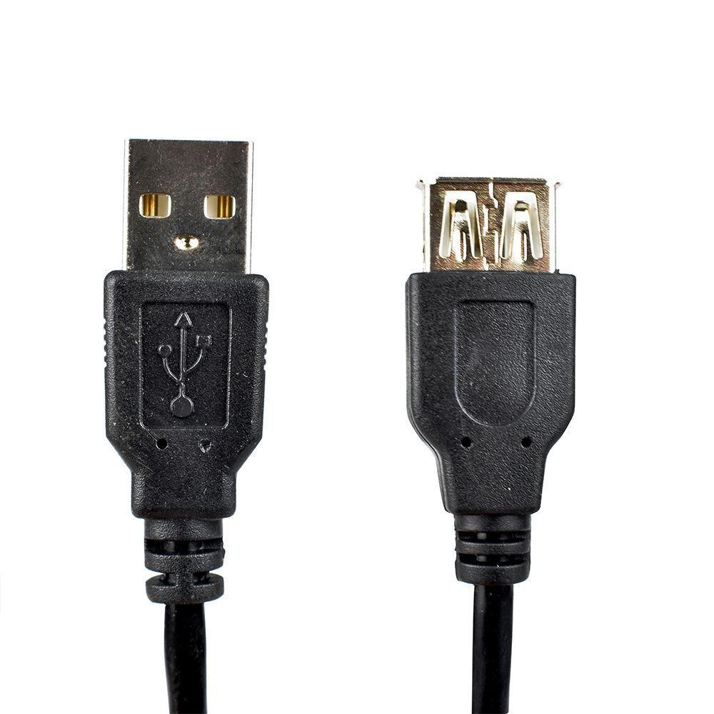 Cabo Extensor Usb 2.0 Evus C-007 A Macho X A Femea 3.0m - 1