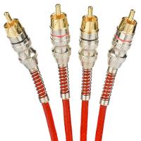 Cabo De Audio Evus C-030 Premium 2rca X 2rca Macho 5,0m - 2