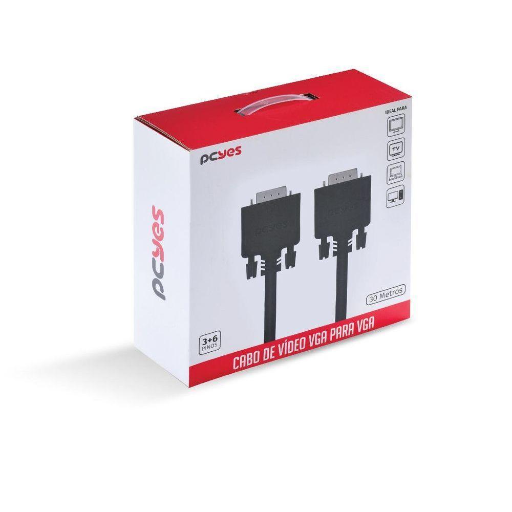 Cabo Vga 3+6 15 Pinos Macho 30m Pvm36-30 - 3