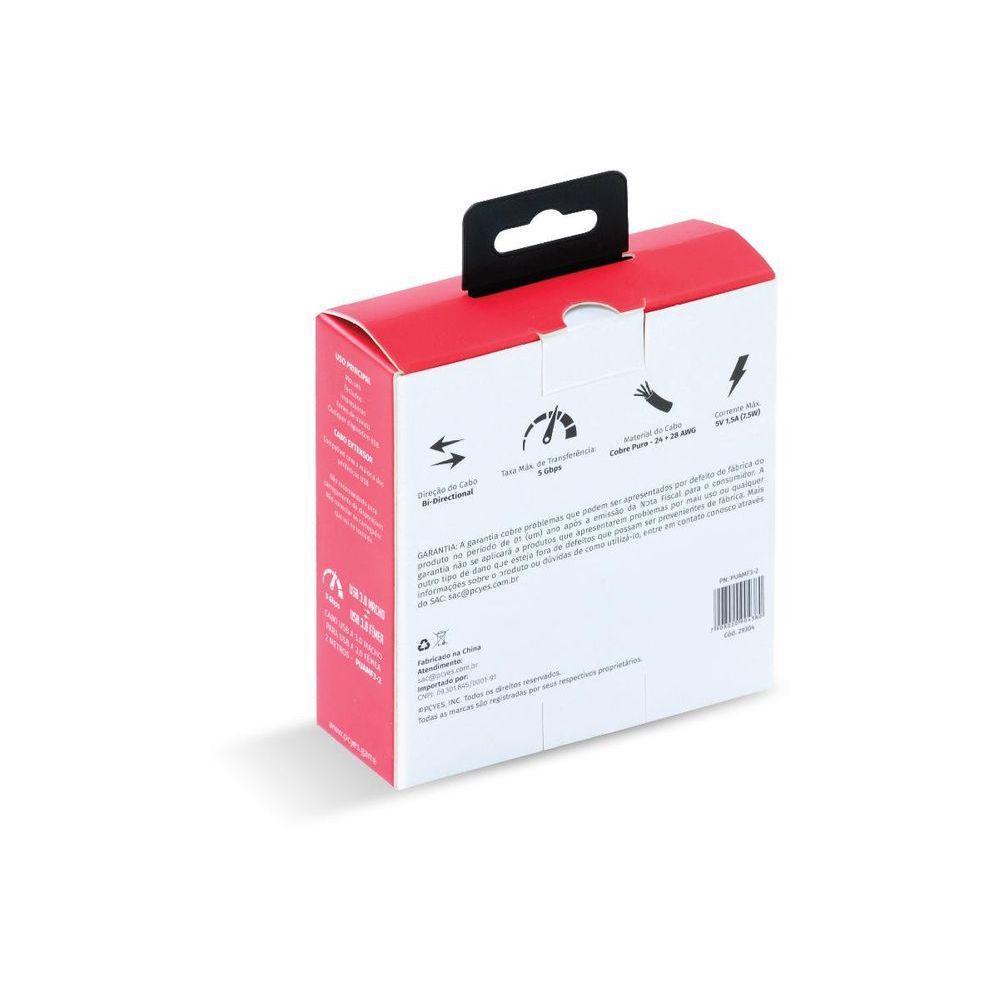 Cabo Extensor Usb A 3.0 M P- F 2m - Puamf3-2 - 8