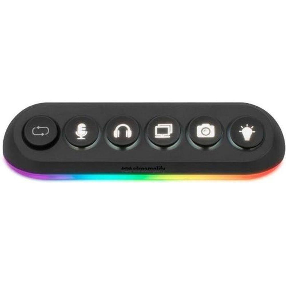 Hub Usb 5 Portas 3.0 Streamplify Deck 5 Preto Rgb - 6