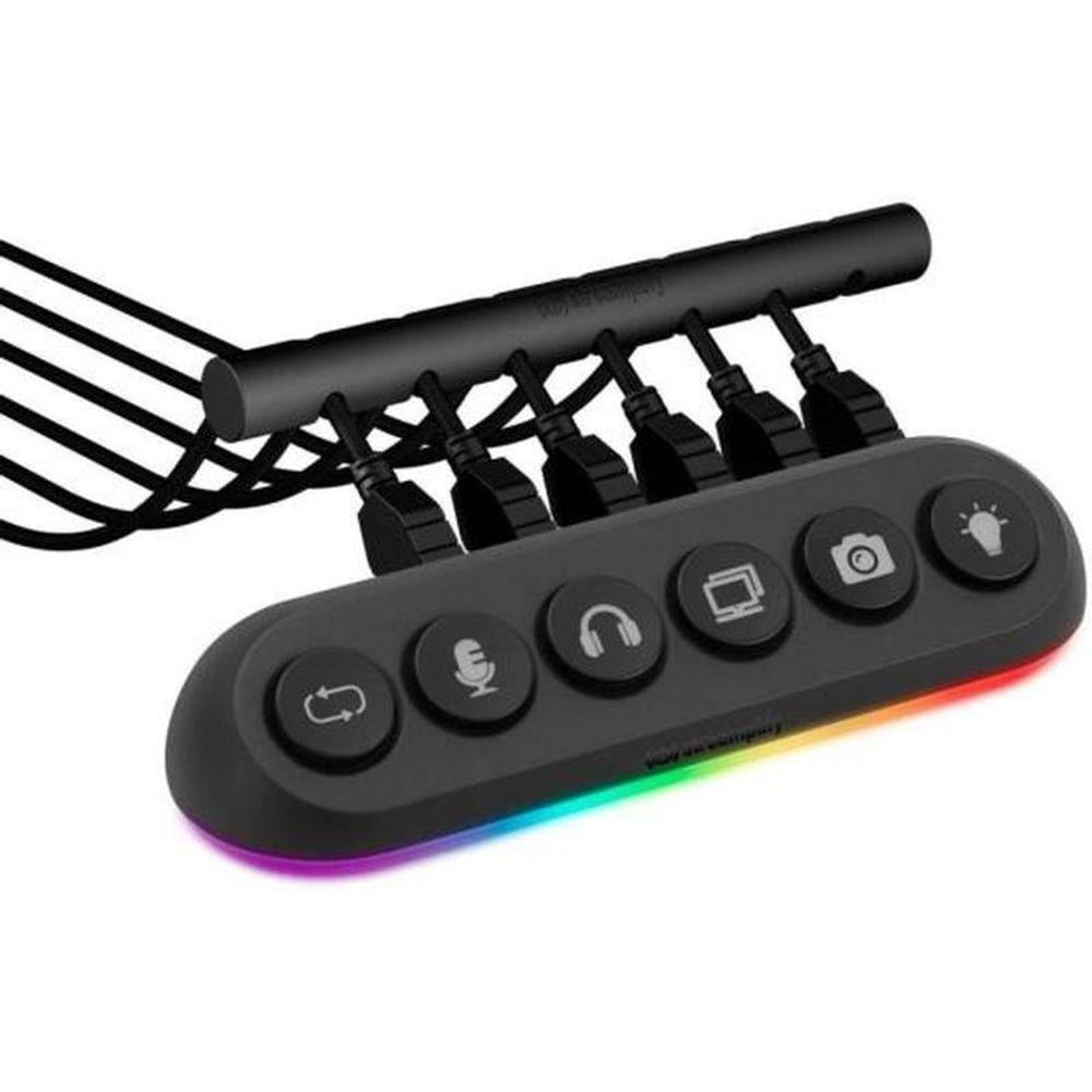 Hub Usb 5 Portas 3.0 Streamplify Deck 5 Preto Rgb - 7