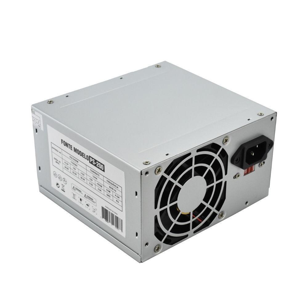 Fonte Evus Ps-200 200w 20-24p 2 Sata Com Caixa - 3