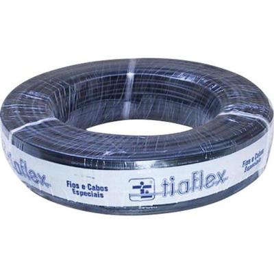 Cabo Multicanal 4p X 24awg Preto Tiaflex - Rl - 50