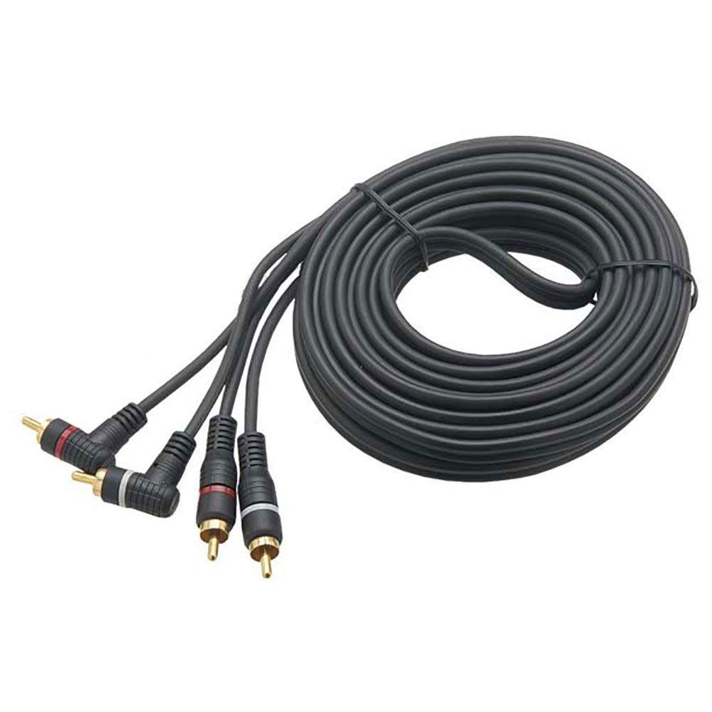 Cabo De Audio 2rca + 2rca 1,50 Metros Gold 90+180 - 1