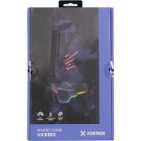 Suporte Para Headset Fortrek Vickers Rgb Preto - 7