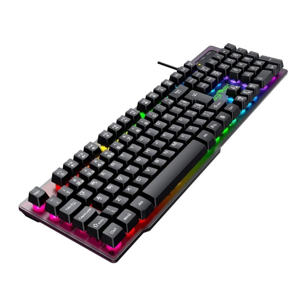 Teclado Gamer Viper Pro Naja Semi-mecanico Rgb - 3