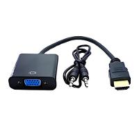 Cabo Conversor Hdmi Para Vga + Cabo De Audio P2 E Usb Nwt - 1