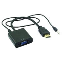 Cabo Conversor Hdmi Para Vga + Cabo De Audio P2 E Usb Nwt - 2