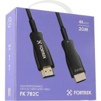 Cabo Hdmi Fibra óptica 4k Fk 782c 20m Fortrek - 10
