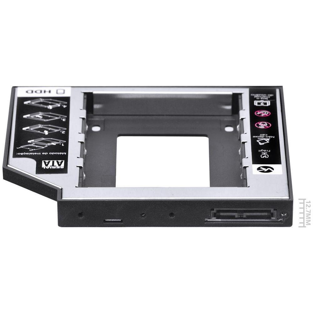 Adaptador Caddy Para Hd Ou Ssd Gaveta Dvd Notebook Sata - 8