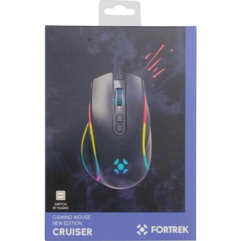 Mouse Gamer Fortrek Cruiser New Edition 12000 Dpi Rgb Preto - 4