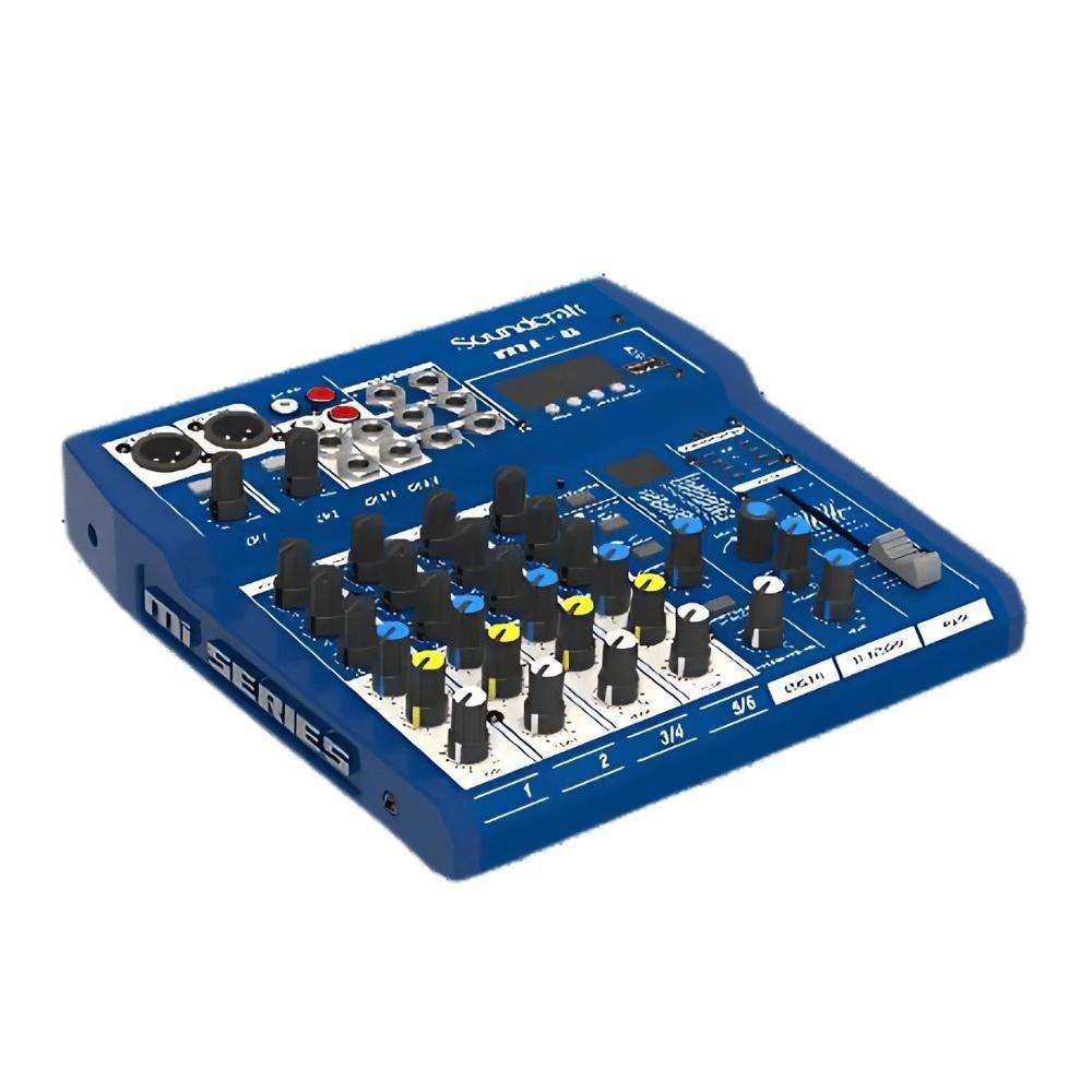Mixer Analogico Soundcraft Mi-6 6 Canais Bluetooth E Usb - 1