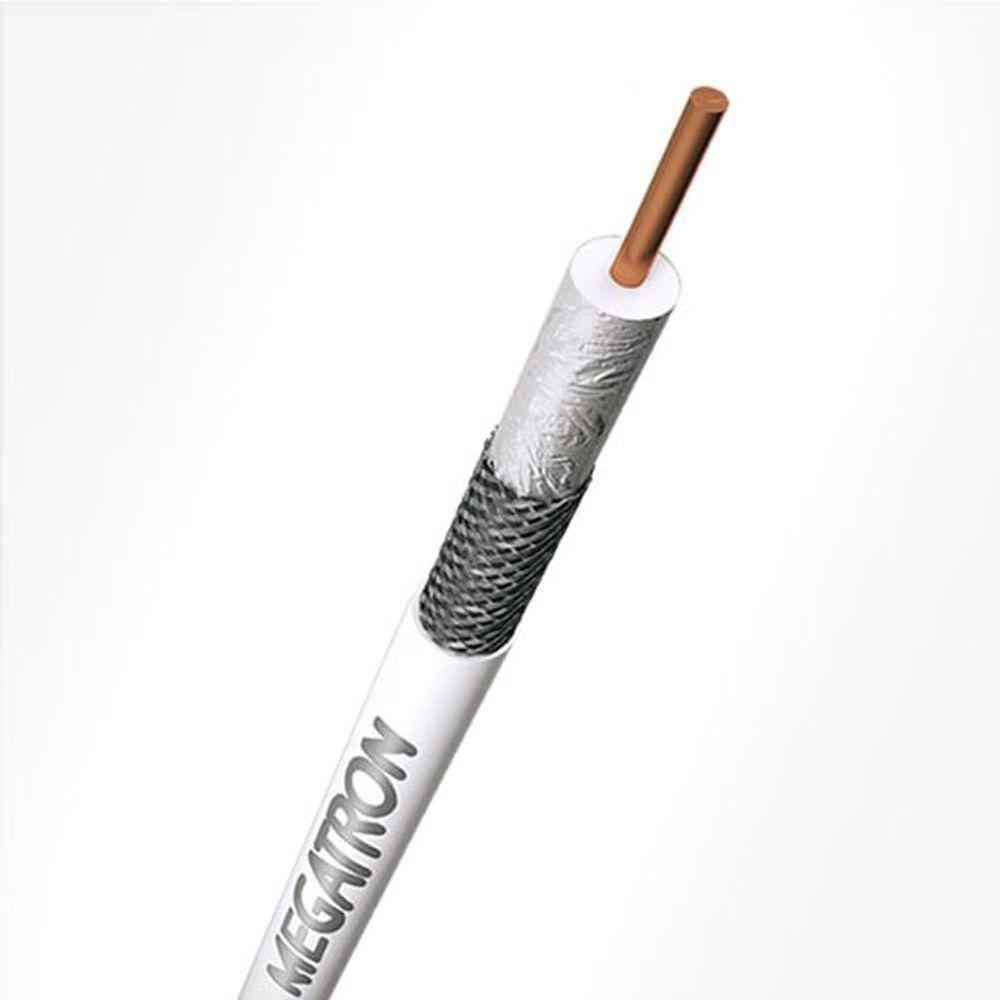 Cabo Coaxial Megacabos 59 95% 100m Branco - 1