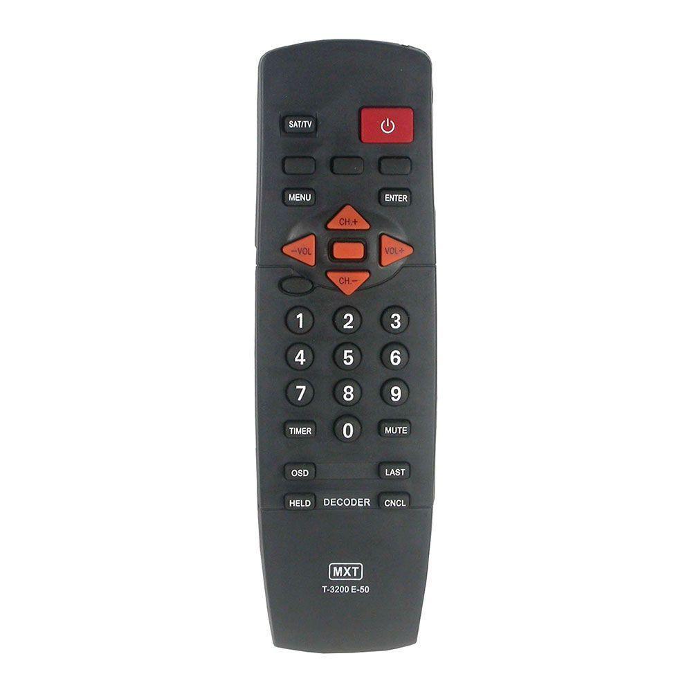 Controle Remoto Mxt 0866 Cr320 Para Tecsat T3200s - E50gi - 1