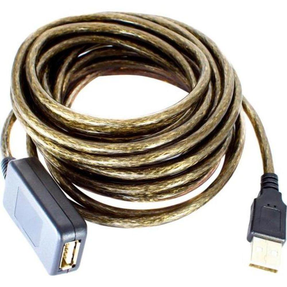 Cabo Extensor Usb 2.0 Macho X Fêmea Com Filtro 10m Storm - 1