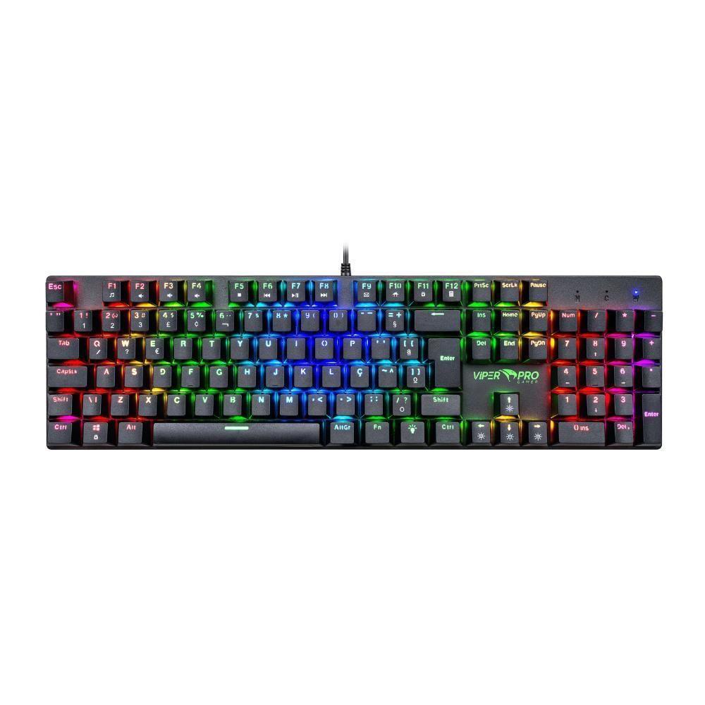 Teclado Gamer Viper Pro Mamba Mecanico Red Switch - 1
